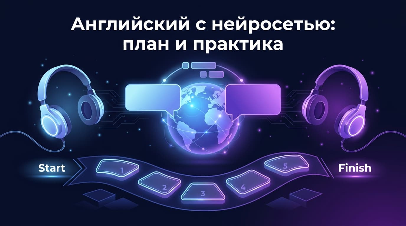 Английский с нейросетью: план и практика