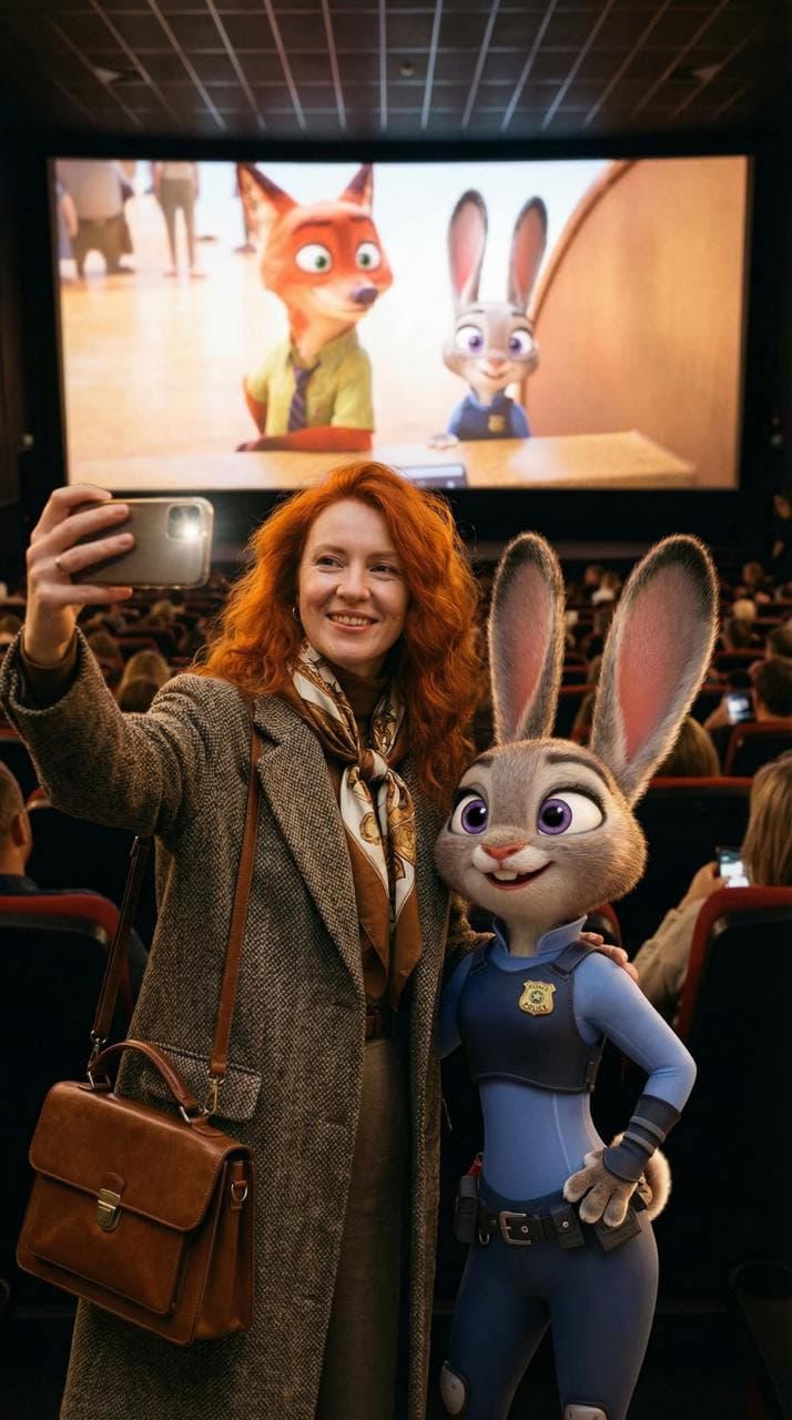 AI Generated Art - Селфи с Джуди Хоппс