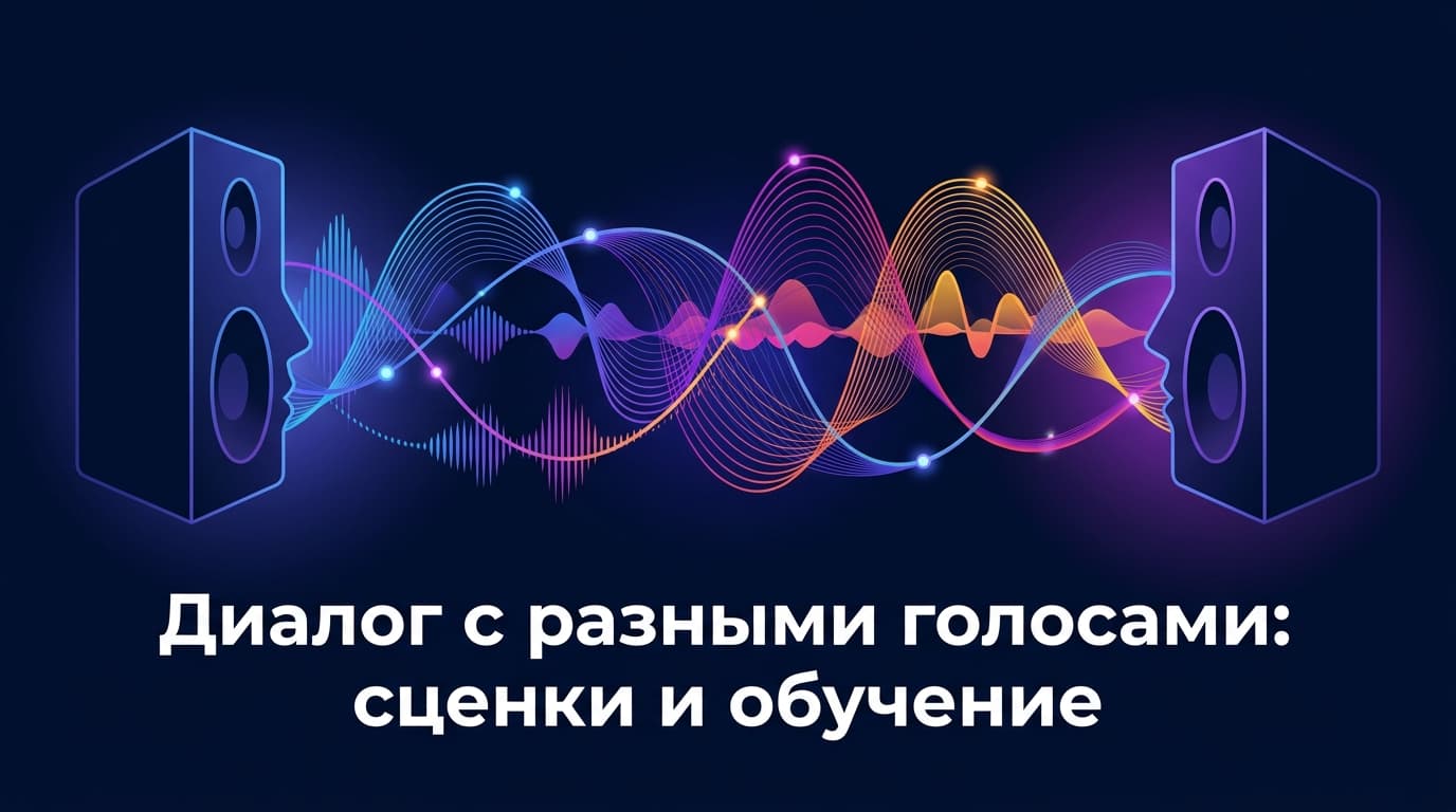 Диалог с разными голосами: сценки и обучение